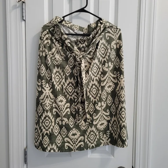 Cupio Green Boho Patterned Medium Skirt - Picture 1 of 4